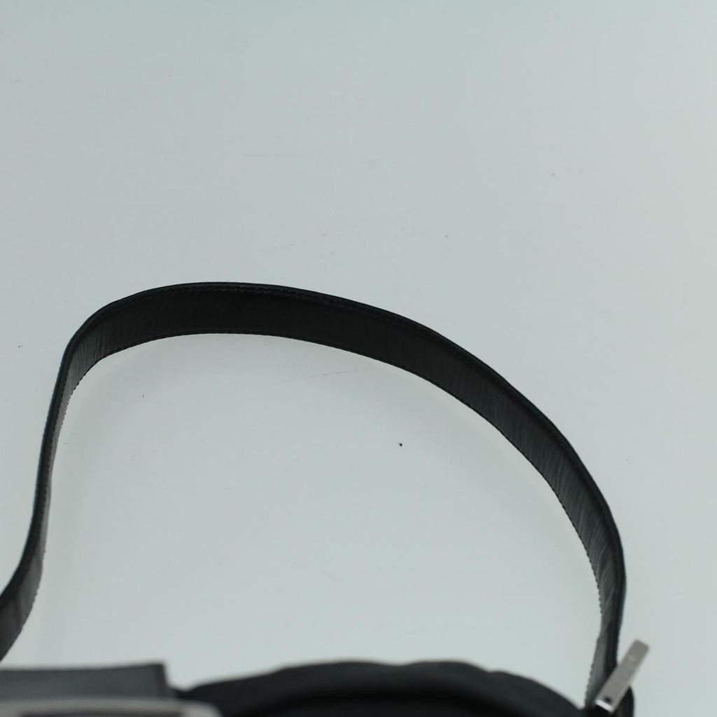 FENDI Mamma Baguette Shoulder Bag Nylon Black60359