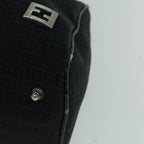 FENDI Zucchino Canvas Tote Bag Black60395