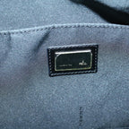 FENDI Zucchino Canvas Tote Bag Black60395