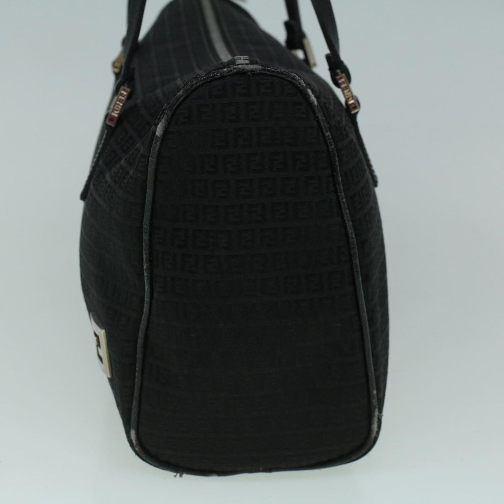 FENDI Zucchino Canvas Tote Bag Black60395