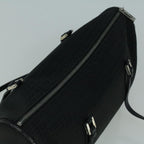 FENDI Zucchino Canvas Tote Bag Black60395