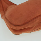 FENDI Mamma Baguette Shoulder Bag Nylon Orange60423