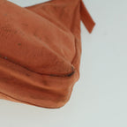 FENDI Mamma Baguette Shoulder Bag Nylon Orange60423