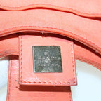 FENDI Mamma Baguette Shoulder Bag Nylon Orange60423