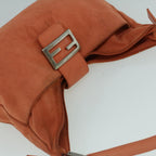 FENDI Mamma Baguette Shoulder Bag Nylon Orange60423