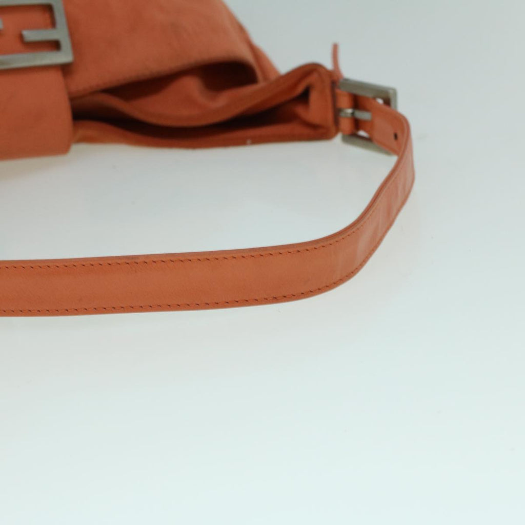 FENDI Mamma Baguette Shoulder Bag Nylon Orange60423