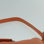 FENDI Mamma Baguette Shoulder Bag Nylon Orange60423