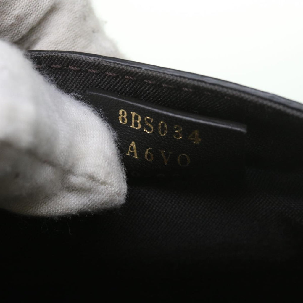 FENDI Zucca Canvas Shoulder Bag Black Brown60492A