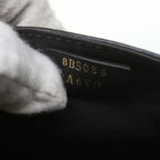 FENDI Zucca Canvas Shoulder Bag Black Brown60492A