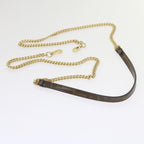 FENDI Zucca Canvas Shoulder Bag Black Brown60492A