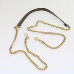 FENDI Zucca Canvas Shoulder Bag Black Brown60492A