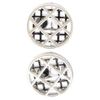 Christian Dior Clip-On Earrings in Sterling Silver