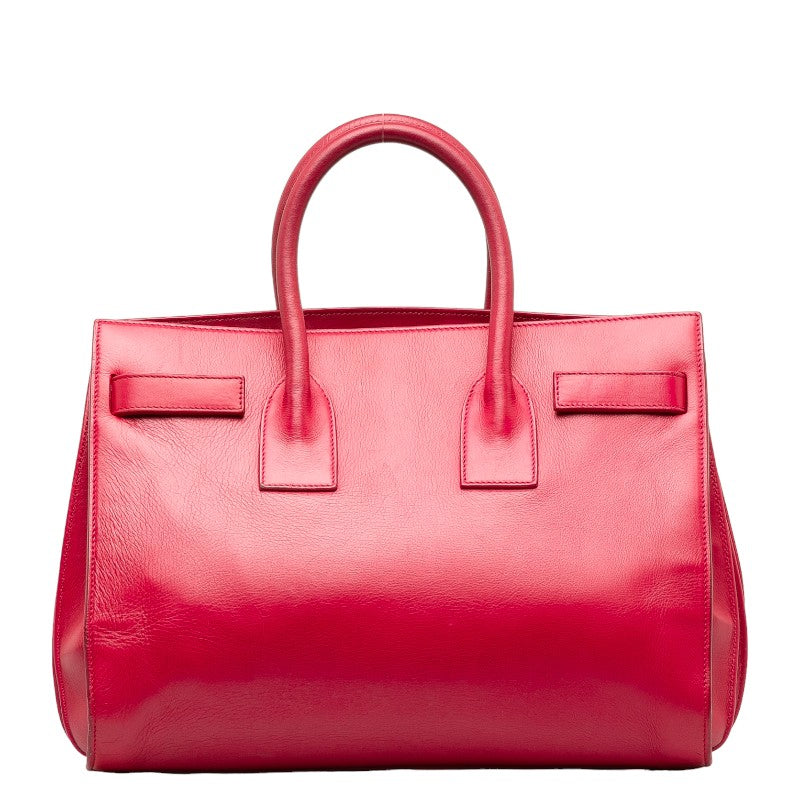 Saint Laurent Cabas Handbag in Calf Leather Pink 324823