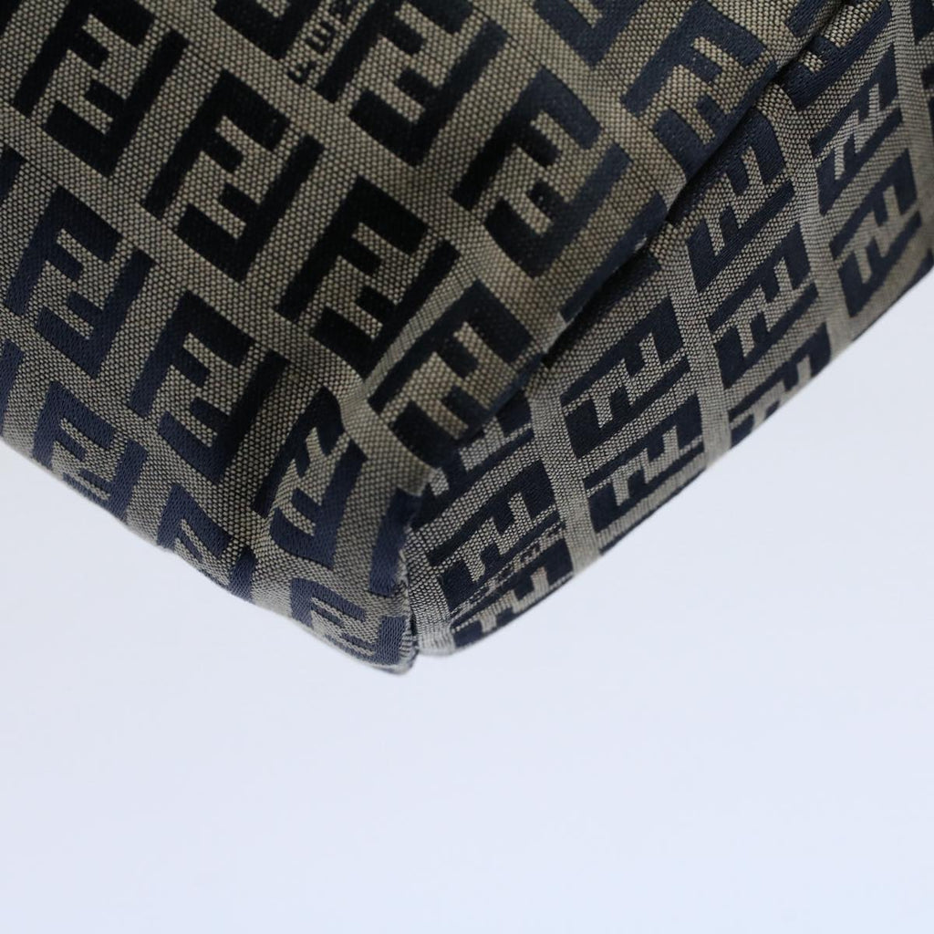 FENDI Zucchino Canvas Hand Bag Navy60500