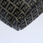 FENDI Zucchino Canvas Hand Bag Navy60500