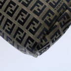 FENDI Zucchino Canvas Hand Bag Navy60500