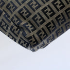FENDI Zucchino Canvas Hand Bag Navy60500