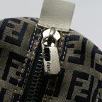 FENDI Zucchino Canvas Hand Bag Navy60500