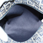 FENDI Zucchino Canvas Hand Bag Navy60500
