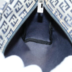 FENDI Zucchino Canvas Hand Bag Navy60500