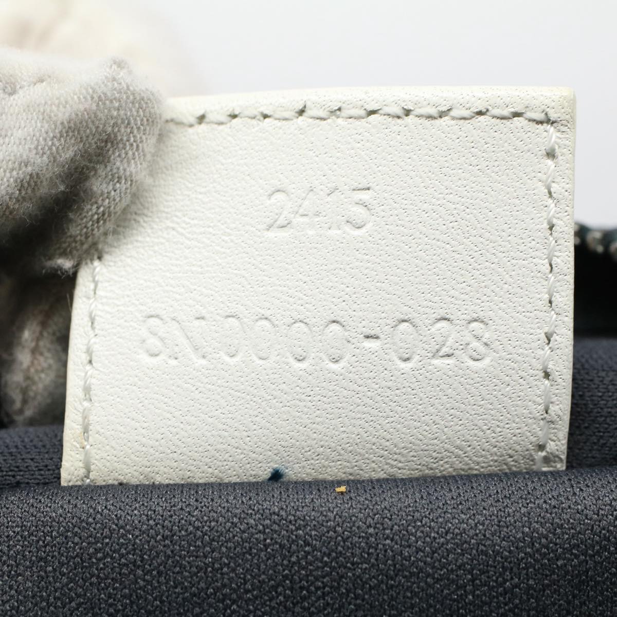 FENDI Zucchino Canvas Hand Bag Navy60500