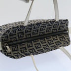 FENDI Zucchino Canvas Hand Bag Navy60500