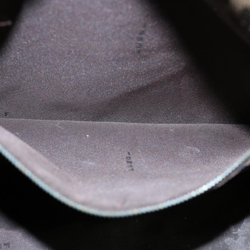 FENDI Zucca Canvas Mamma Baguette Shoulder Bag Black Brown60535