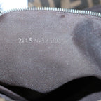 FENDI Zucca Canvas Mamma Baguette Shoulder Bag Black Brown60535