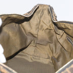 FENDI Zucca Canvas Vanity Cosmetic Pouch Black Brown60536