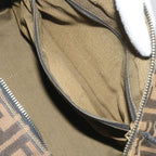 FENDI Zucca Canvas Vanity Cosmetic Pouch Black Brown60536