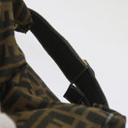 FENDI Zucca Canvas Vanity Cosmetic Pouch Black Brown60536