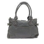 Chloe Paddington Shoulder Bag Leather Gray 60546