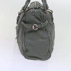 Chloe Paddington Shoulder Bag Leather Gray 60546