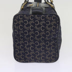 CELINE C Macadam Canvas Hand Bag Navy  60577