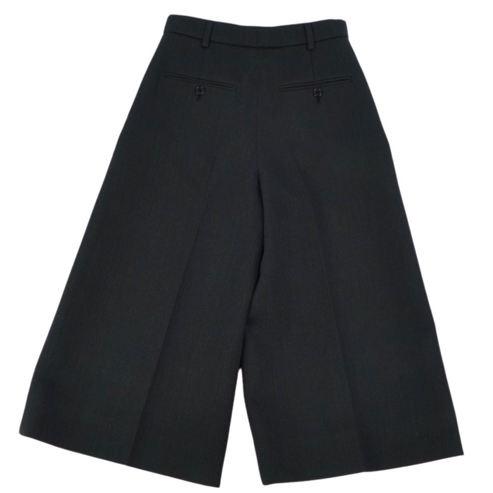 Saint Laurent  Saint Laurent  Panthers Wide Pants Wool Bottoms  Made in Italy 34 (S equivalent) Green