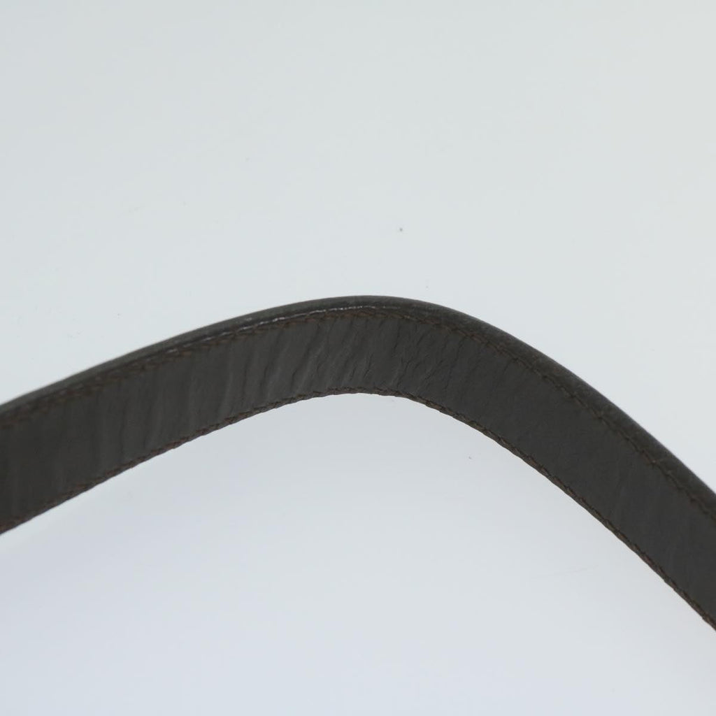 FENDI Zucca Canvas Mamma Baguette Shoulder Bag Black Brown60675