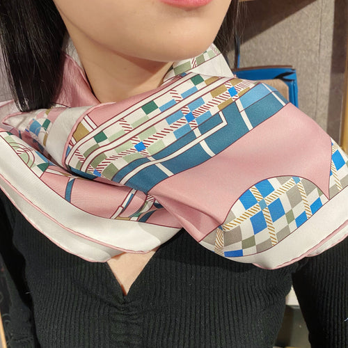 Hermes silk scarf