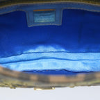 FENDI Zucca Canvas Mamma Baguette Shoulder Bag Brown Gold60871A