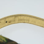 FENDI Zucca Canvas Mamma Baguette Shoulder Bag Brown Gold60871A