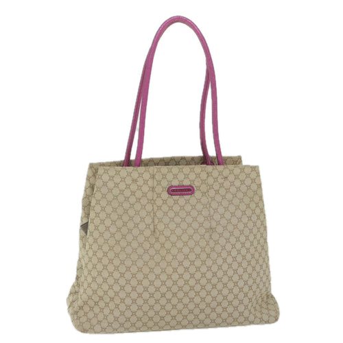 CELINE Macadam Canvas Tote Bag Beige  60918