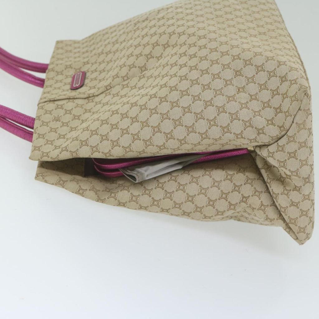 CELINE Macadam Canvas Tote Bag Beige  60918