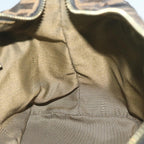 FENDI Zucca Canvas Vanity Cosmetic Pouch Black Brown 2111 26348 07860923