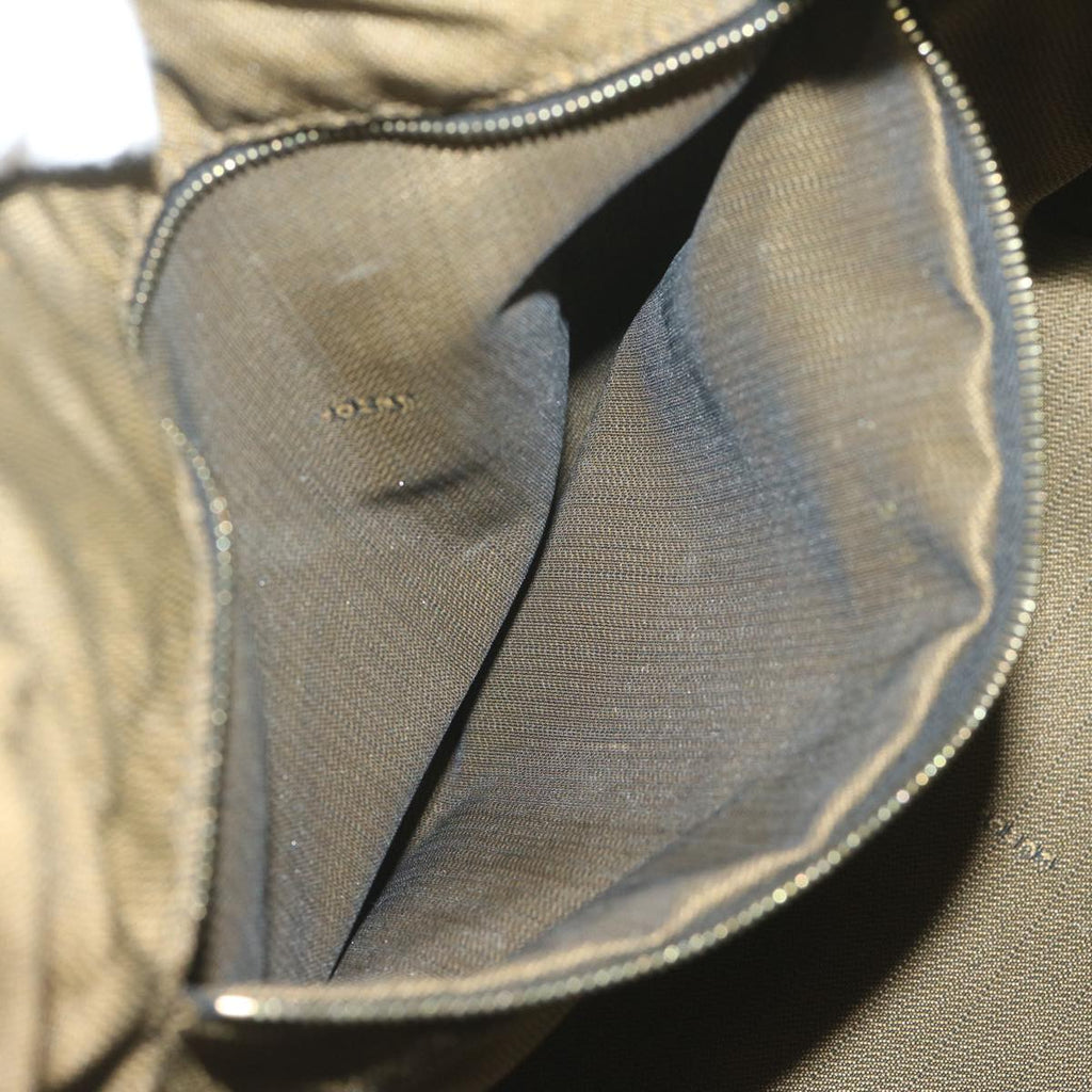 FENDI Zucca Canvas Vanity Cosmetic Pouch Black Brown 2111 26348 07860923