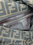 Fendi Mamma Baguette in Brown Zucca Canvas