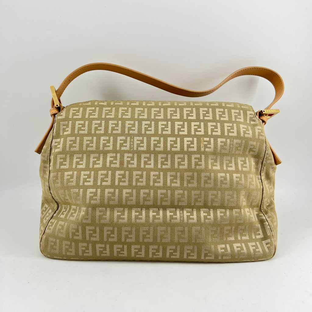 Fendi Zukka Mamma Baguette Shoulder Bag TWS