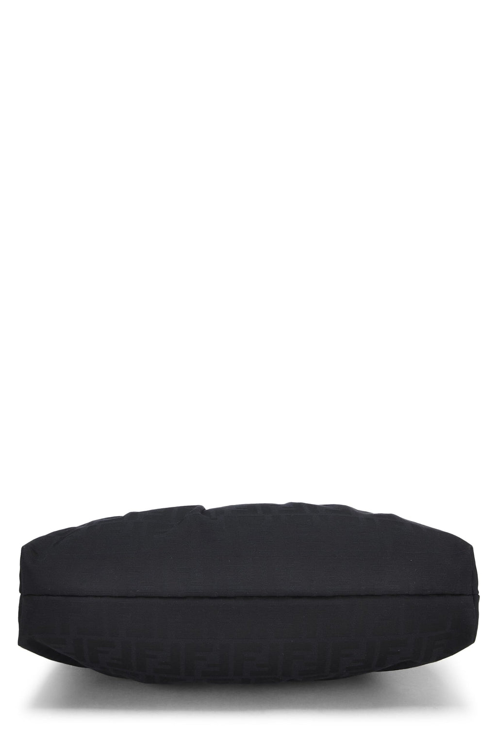 Fendi,  Black Zucca Canvas Chef Hobo, Black