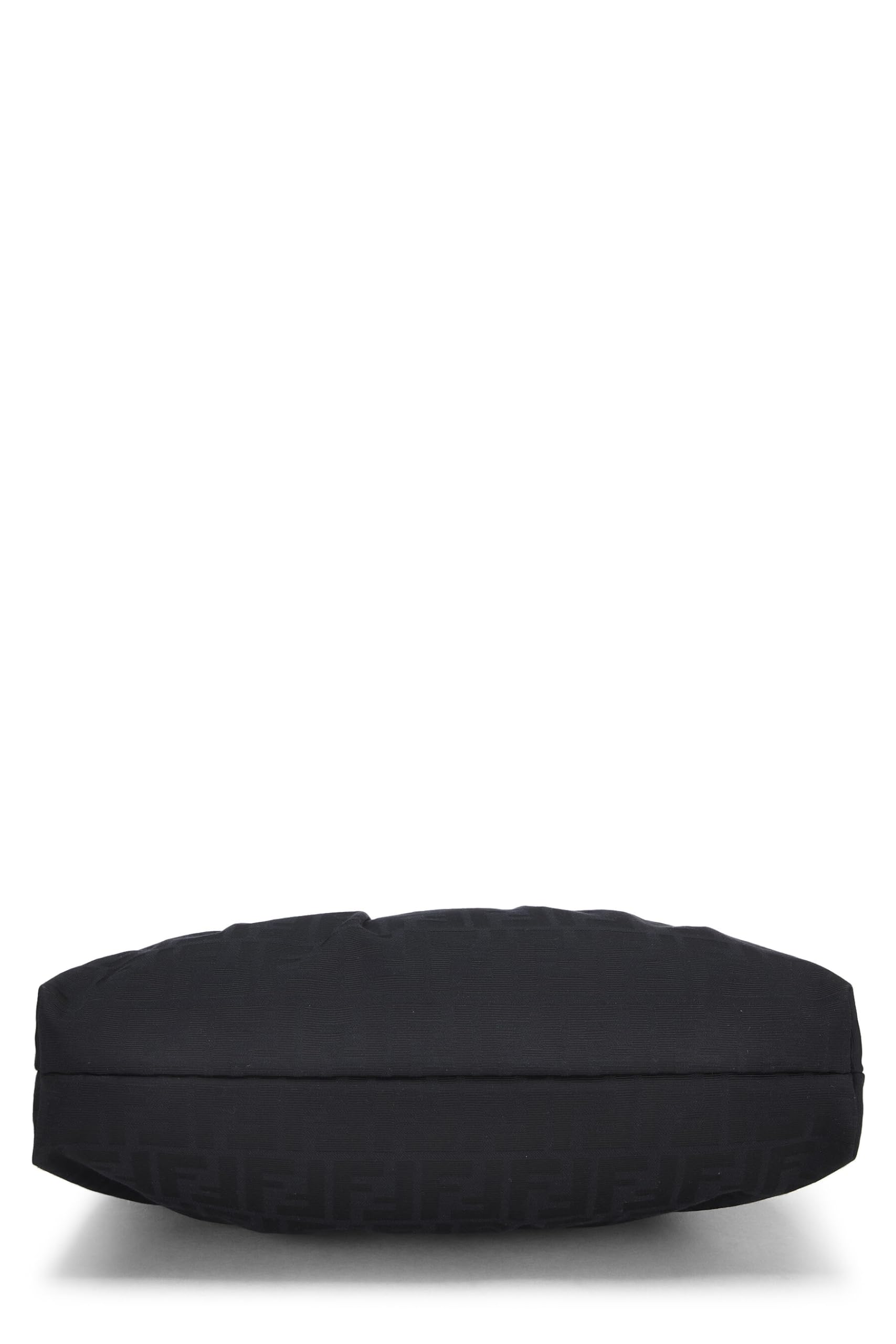 Fendi,  Black Zucca Canvas Chef Hobo, Black