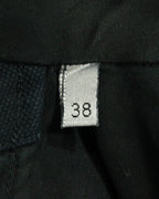 Dior Two Tone Buttondown Shirt in Black Cotton