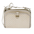 CELINE Macadam Canvas Shoulder Bag PVC Leather Whe  61105