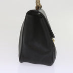 Chloe Chain Elsie Shoulder Bag Leather Black 61128